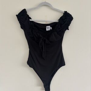 Princess Polly Black Bodysuit